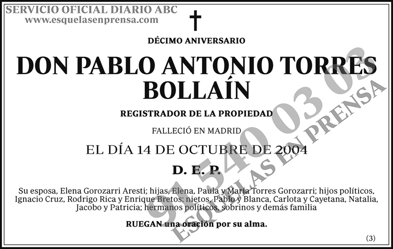 Pablo Antonio Torres Bollaín
